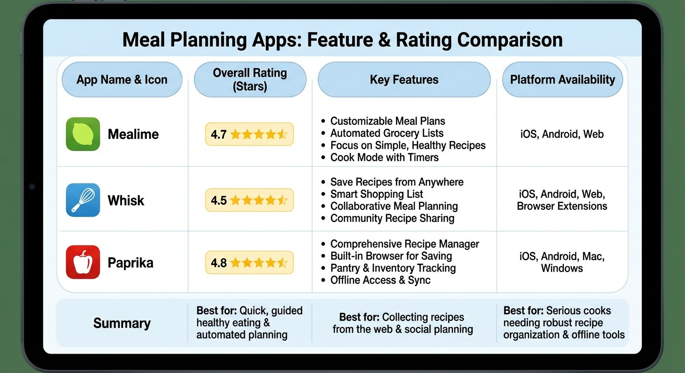 Best Meal Planning Apps For Families — 2026 Guide